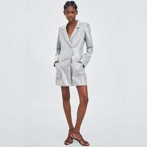 Zara Sequin Blazer Dress Size XS